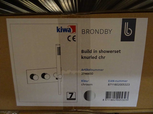Blue label - brondby - 2746650 chroom - douchethermostaatkraan - afbeelding 2 van  2