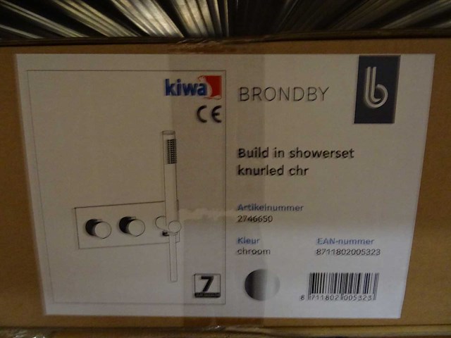 Blue label - brondby - 2746650 chroom - douchethermostaatkraan - afbeelding 2 van  2