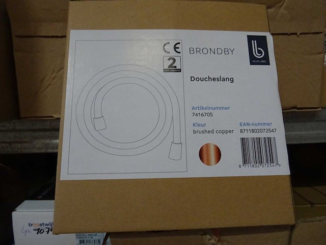 Blue label - brondby - 7416705 - doucheslang 150cm (22x) - afbeelding 2 van  2