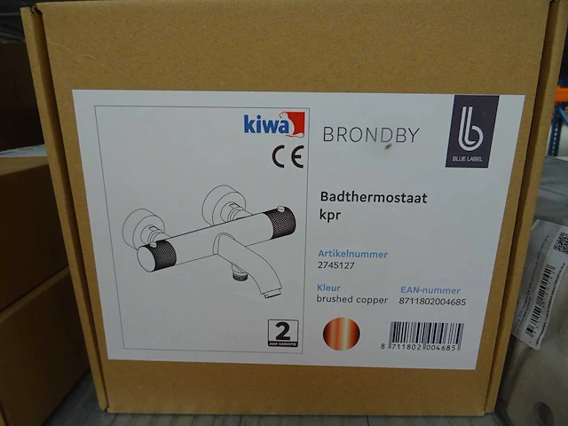 Blue label - brondby - badthermostaatkraan - afbeelding 1 van  1