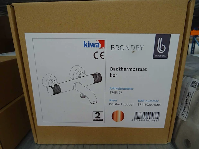 Blue label - brondby - badthermostaatkraan - afbeelding 1 van  1