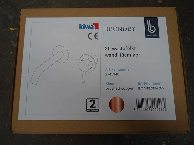 Blue label - brondby - wastafelkraan - afbeelding 2 van  2