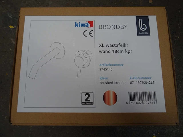 Blue label - brondby - wastafelkraan - afbeelding 2 van  2