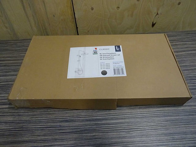 Blue label - classic - douchesysteem - afbeelding 2 van  3