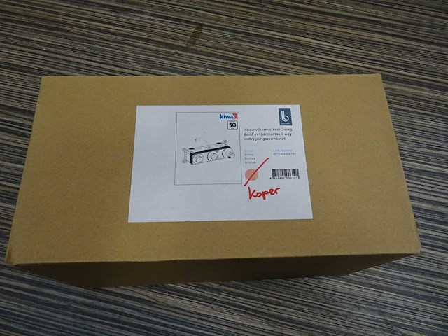 Blue label - inbouwthermostaat 3-weg - afbeelding 1 van  1