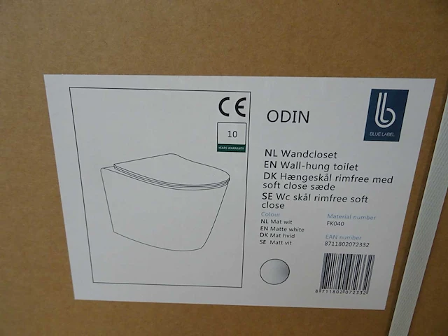 Blue label - odin - wandcloset (2x) - afbeelding 2 van  2