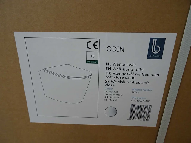 Blue label - odin - wandcloset (6x) - afbeelding 2 van  3