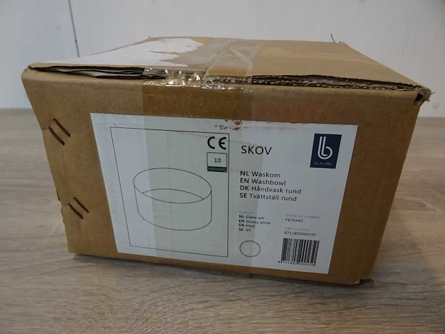 Blue label - skov - waskom - afbeelding 2 van  2