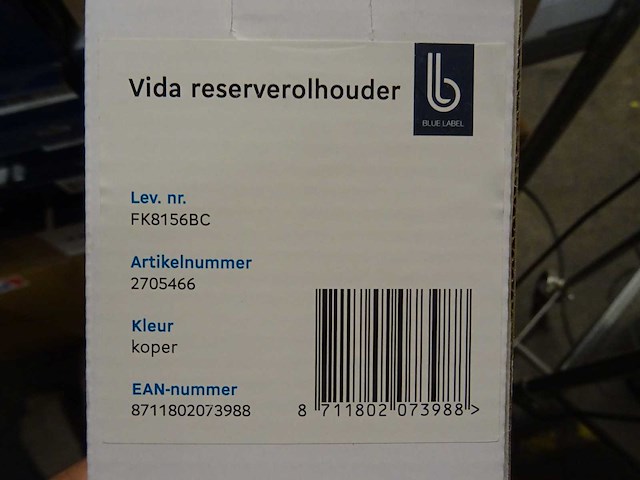 Blue label - vida - 2705466 - reserverolhouder (24x) - afbeelding 2 van  2
