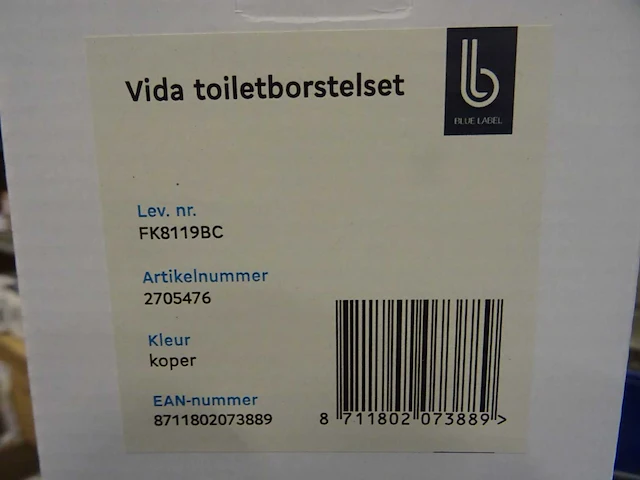 Blue label - vida - toiletborstelset (10x) - afbeelding 2 van  2