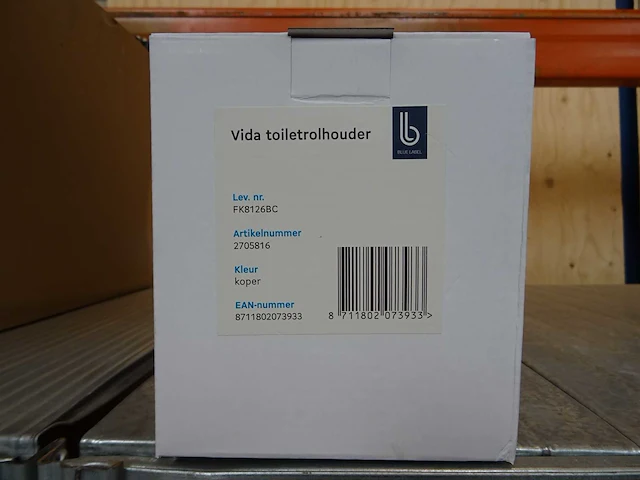 Blue label - vida - toiletrolhouder (9x) - afbeelding 2 van  3