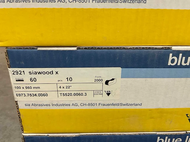 Blue line siawood x schuurband (8x) - afbeelding 5 van  6
