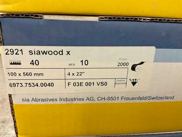 Blue line siawood x schuurband (8x) - afbeelding 4 van  4