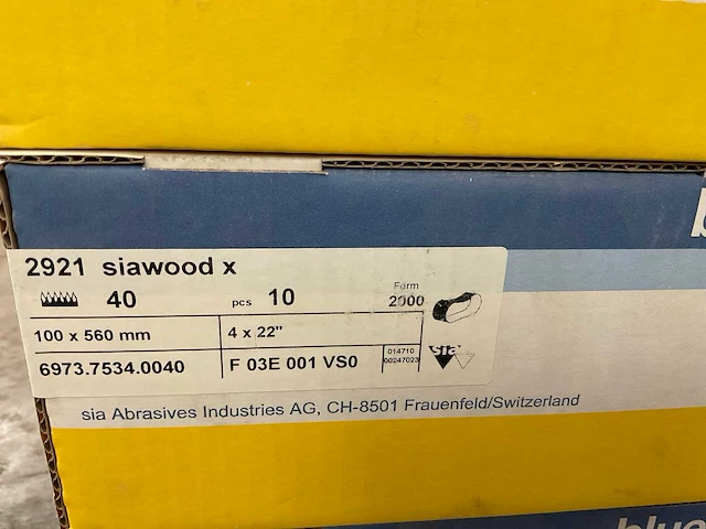 Blue line siawood x schuurband (8x) - afbeelding 4 van  4