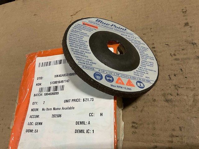 Blue-point 27 a24 slijpschijf (10x) - afbeelding 3 van  5