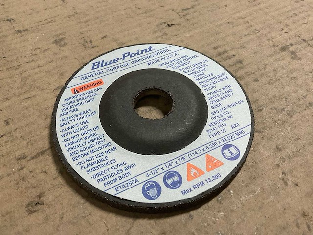 Blue-point 27 a24 slijpschijf (10x) - afbeelding 1 van  5