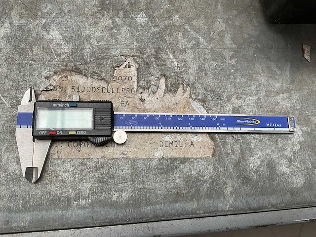 Blue point digitale schuifmaat - afbeelding 1 van  2