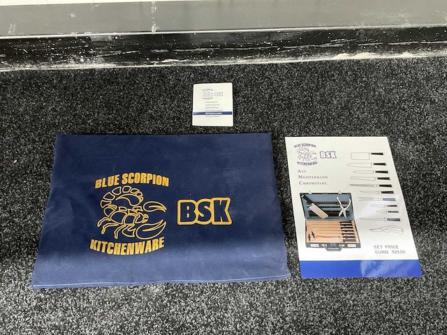 Blue scorpion - koffer - 12 pcs messenkoffer - afbeelding 2 van  8