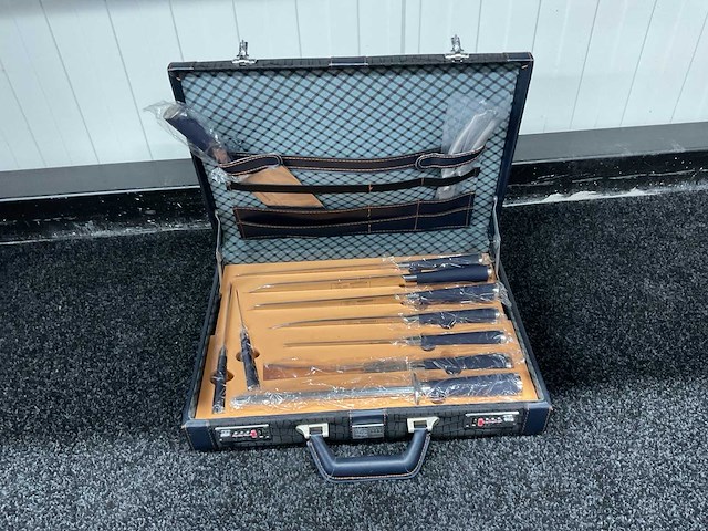 Blue scorpion - koffer - 12 pcs messenkoffer - afbeelding 1 van  8