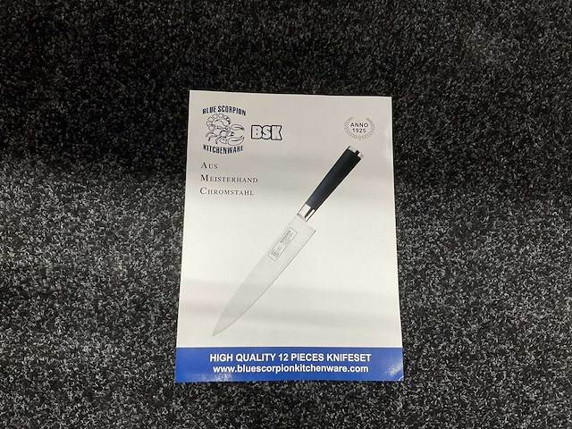 Blue scorpion - koffer - 12 pcs messenkoffer - afbeelding 4 van  8