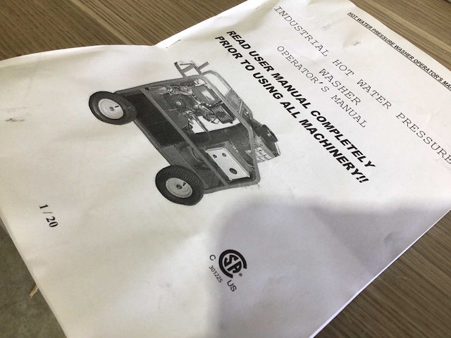 Blue viper - industrial hot water 276 bar - hogedrukreiniger met tank - afbeelding 17 van  19