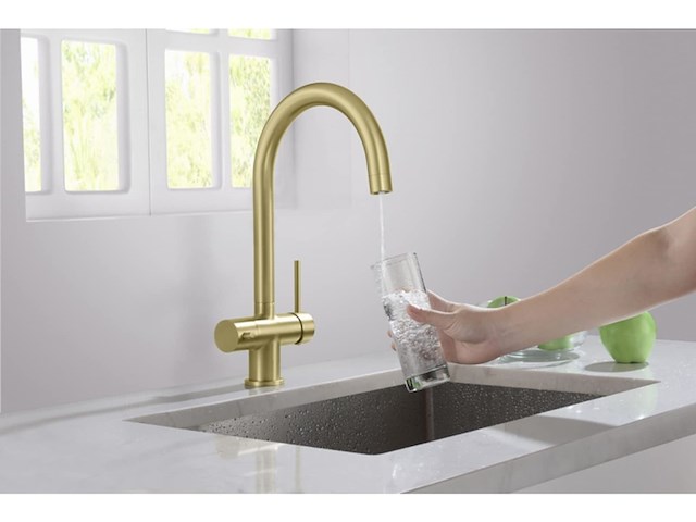 Blue water eden keukenkraan met gefilterde wateraansluiting messing - afbeelding 3 van  4