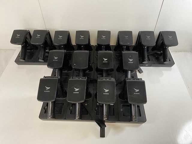 Bluebird (4sc-ef400/rfr900/ef400), computer barcode scanner charging cradle with handheld uhf rfid reader and touch mobile computer (16x) - afbeelding 10 van  17