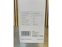 Bluemay - premium massage gun in koffer met opzetstukken (4x) - afbeelding 6 van  7