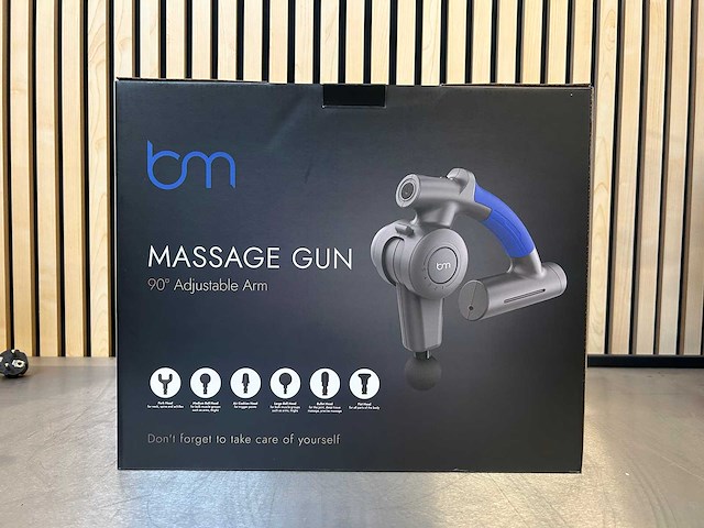 Bluemay - premium massage gun in koffer met opzetstukken (4x) - afbeelding 5 van  8