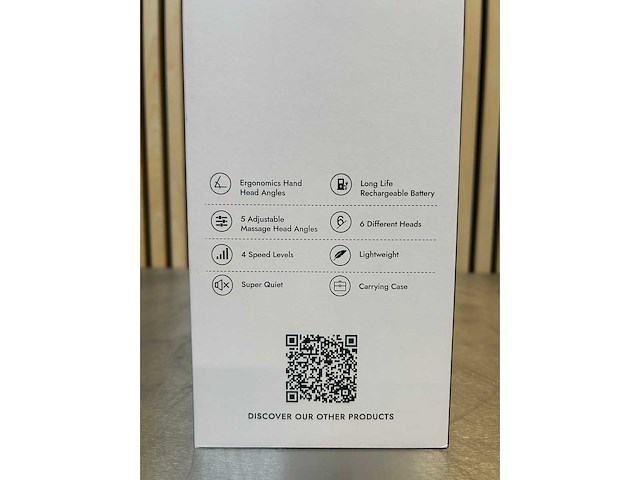 Bluemay - premium massage gun in koffer met opzetstukken (4x) - afbeelding 6 van  8