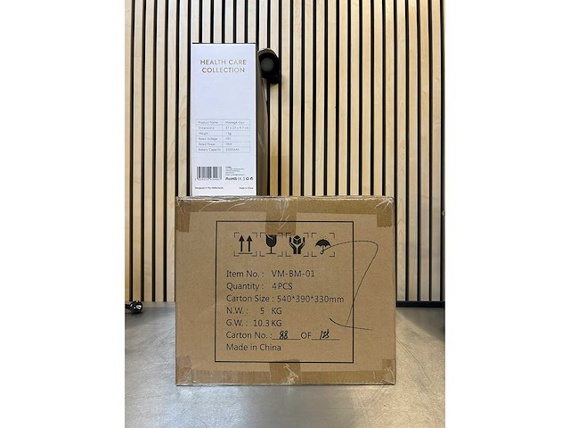 Bluemay - premium massage gun in koffer met opzetstukken (4x) - afbeelding 7 van  14