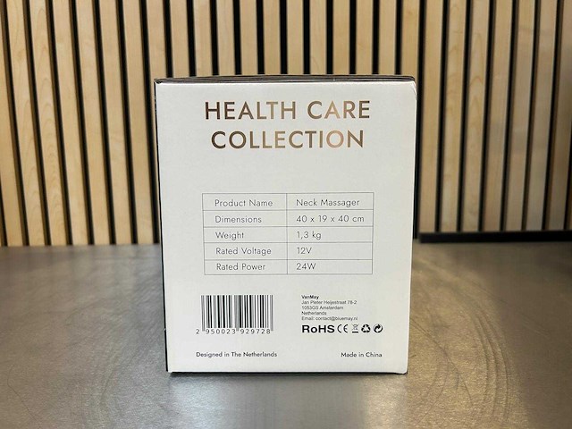 Bluemay - premium massagekussen, nekmassage apparaat (12x) - afbeelding 7 van  8