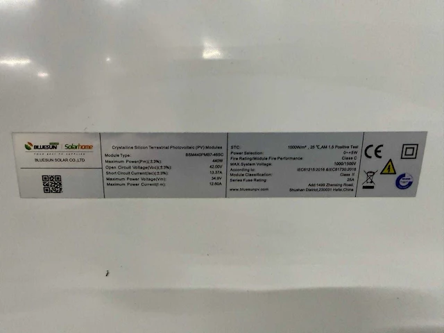 Bluesun - set van 36 zonnepanelen (440 wp) - goodwe 15 kw omvormer - afbeelding 2 van  9