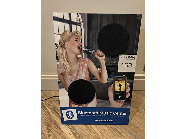 Bluetooth music center aquasound. demonstratieopstelling. - afbeelding 2 van  3