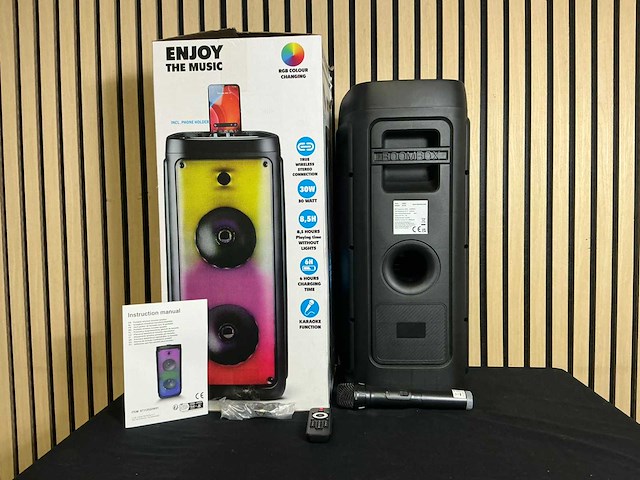 Bluetooth speaker met microfoon - afbeelding 7 van  8