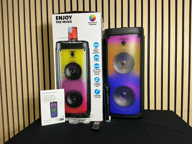 Bluetooth speaker met microfoon - afbeelding 4 van  8