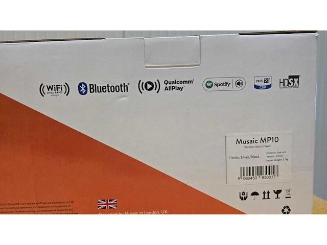 Bluetooth wireless speaker, musaic, mp10 - afbeelding 6 van  9