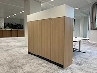 Blum - moderne archiefkast met plantenbak 181x45