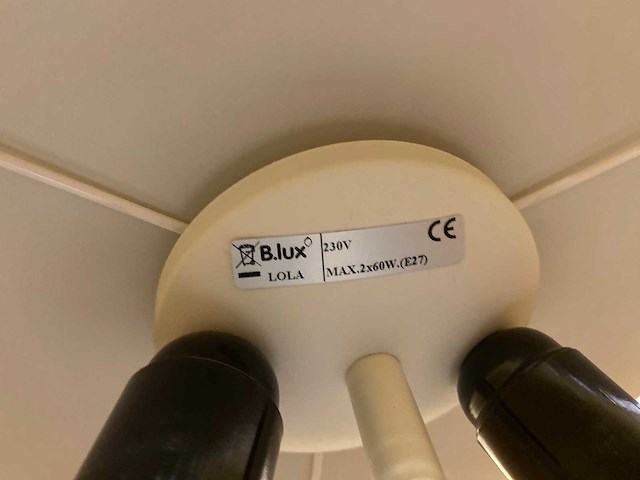 B.lux lola - design vloerlamp - wit goud - afbeelding 12 van  14