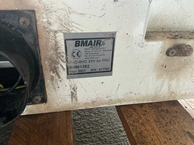 Bmair mao-6/7hc overdrukfilter unit - afbeelding 8 van  9