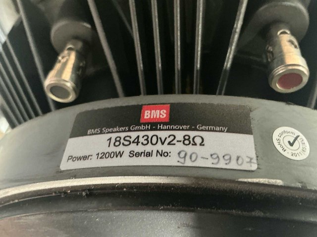 Bms 18s430 v2 luidspreker (4x) - afbeelding 5 van  7