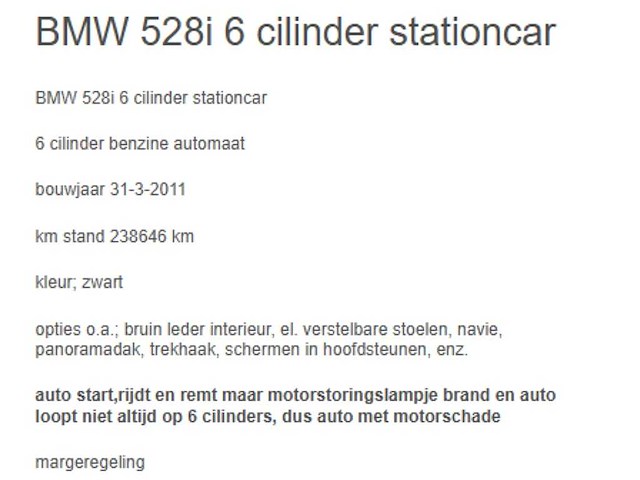Bmw - 2011 - 5-serie touring - 528i high executive - 80-pvb-2 - afbeelding 5 van  29