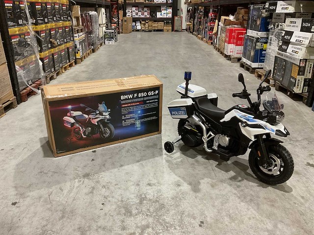 Bmw - f850 gs-p - kindermotor politie - speelgoed - afbeelding 1 van  51