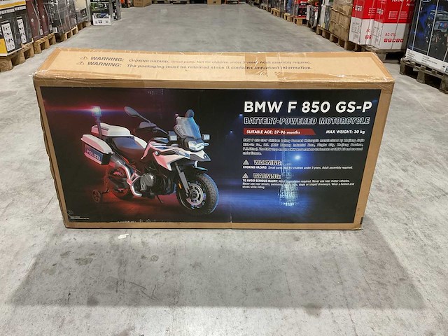 Bmw - f850 gs-p - politie - elektrische kindermotor - afbeelding 7 van  13