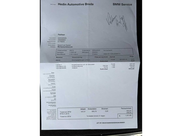 Bmw 1-serie 114i ede executive 1-szk-42 - afbeelding 14 van  33