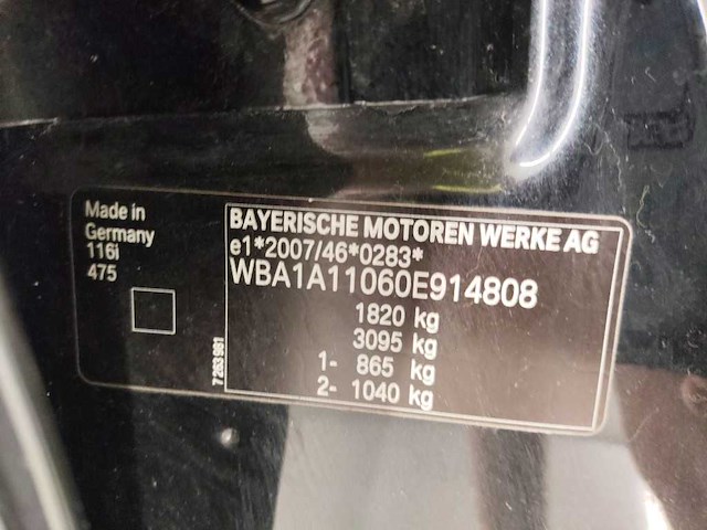 Bmw 116i business; 69-xkj-4 - afbeelding 5 van  9