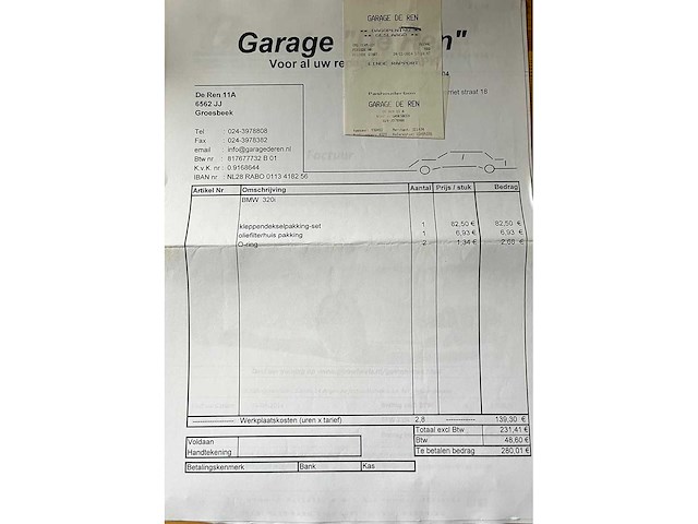 Bmw 3-serie 320i dynamic exec., 46-rs-fl - afbeelding 20 van  28