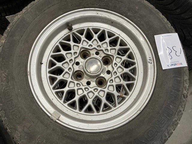 Bmw 3serie e21 en 02 serie wiel (4x) - afbeelding 4 van  6