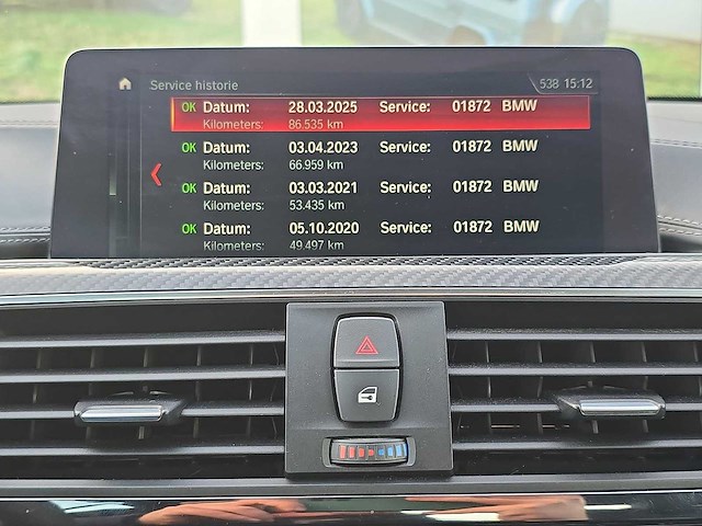 Bmw 4-serie m4 competition cabrio 2018 - afbeelding 23 van  28