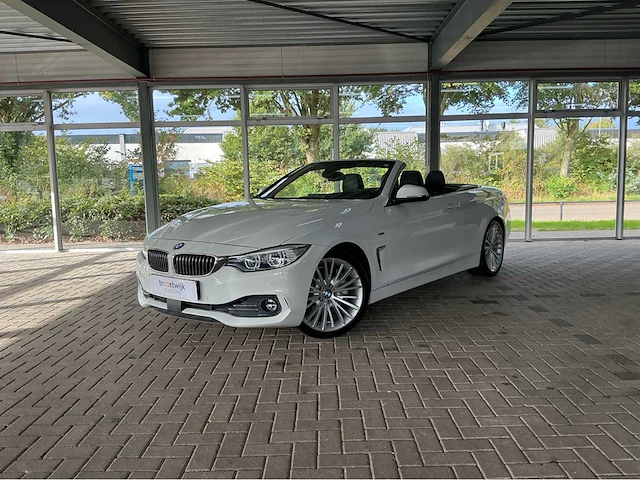 Bmw 435i cabrio | 3.0 liter turbo | 306 pk | 2016 | hud | adaptieve led koplampen | active cruise control | comfort access | btw auto - afbeelding 1 van  45